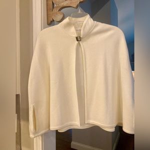 Cream Calvin Klein cape